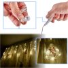 LED karácsonyfa képfüggöny fények 3m 10 USB izzók