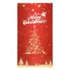 Álló karácsonyfadísz 39cm 10LED meleg sárga elemes karácsonyfa 39cm