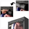 Fabric folding wardrobe textile wardrobe XXL black