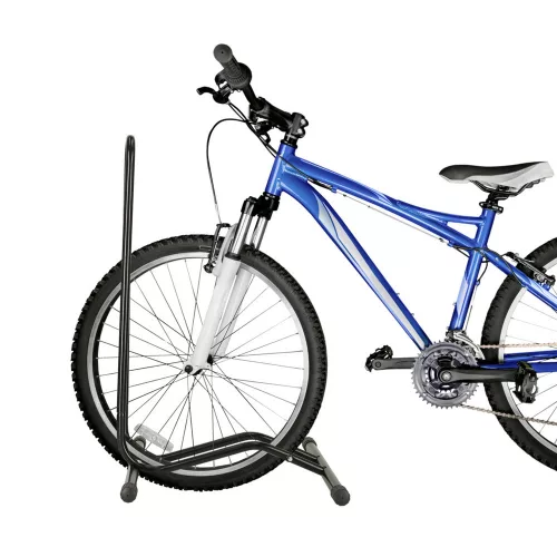 Single metal bike stand black