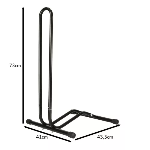 Single metal bike stand black