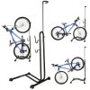 Bicycle stand single tall strong metal black
