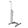 Bicycle stand single tall strong metal black