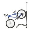 Bicycle stand single tall strong metal black
