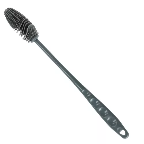 Bottle cleaning brush silicone pad black