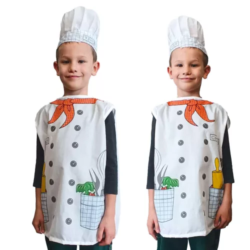 Costume carnival chef baker for ages 3-8