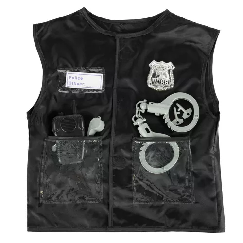 Carnival costume police costume set for ages 3-8