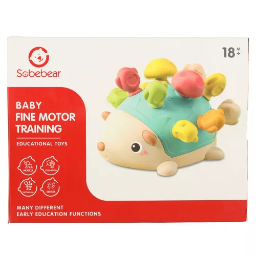 Sensory educational Montessori blue hedgehog