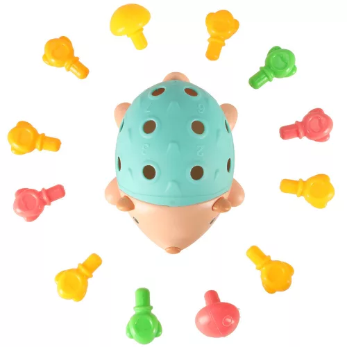 Sensory educational Montessori blue hedgehog