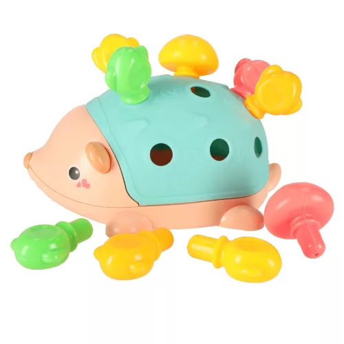 Sensory educational Montessori blue hedgehog