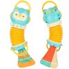 Harmony harmonika gyerekeknek narancssárga bagoly játék LED 30cm
