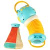 Harmony harmonika gyerekeknek narancssárga bagoly játék LED 30cm