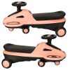Gravity Ride világító LED kerekű zenélő roller 74cm rózsaszín/fekete max 100kg