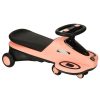 Gravity Ride világító LED kerekű zenélő roller 74cm rózsaszín/fekete max 100kg