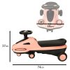 Gravity Ride világító LED kerekű zenélő roller 74cm rózsaszín/fekete max 100kg