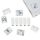 Thermal self-adhesive paper roll for mini printer 5.7cmx4.5m 5 pcs