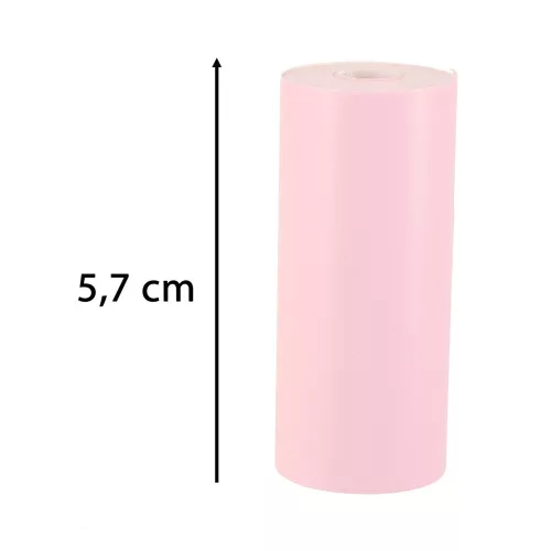 Thermal paper rolls for mini printer 5.7cmx3m 3 pcs color