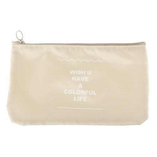 Suitcase Organizers Travel Set 8 Pieces for Clothes Storage Accessories Waterproof Bags Makeup Bag Shoe Bag in Beige