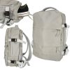 Travel backpack for airplane waterproof USB cable 45x16x28cm gray