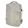 Travel backpack for airplane waterproof USB cable 45x16x28cm gray