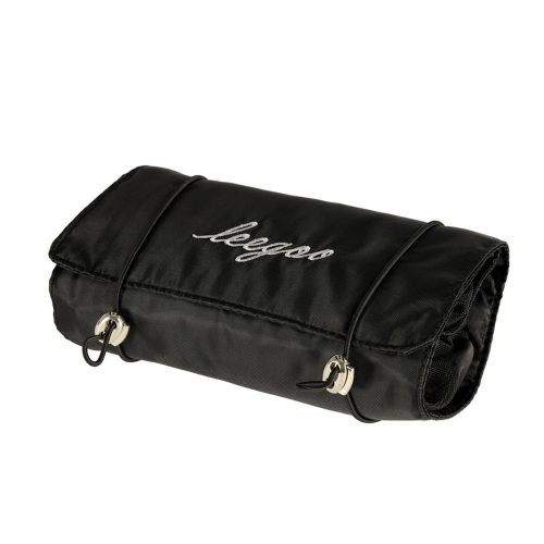 Foldable Travel Cosmetic Bag Detachable Roll-up 4in1 Large Capacity Portable Black