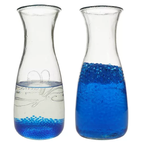 Hydrogel water gel balls for flower gun blue 250g 50,000pcs. 7-8mm