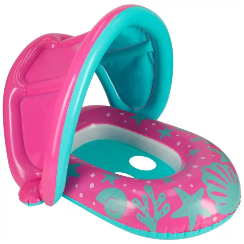 BESTWAY 34091 Inflatable pontoon with pink roof
