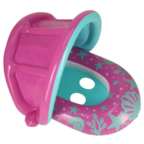 BESTWAY 34091 Inflatable pontoon with pink roof