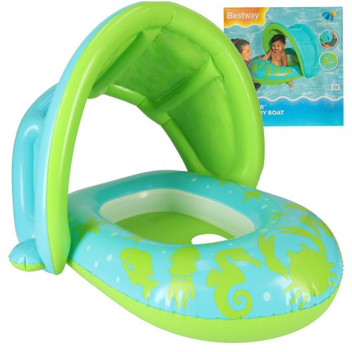 BESTWAY 34091 Inflatable pontoon with canopy green color