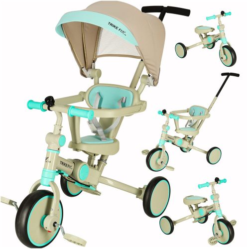 TRIKE FIX V4 tricikli 6 az 1-ben tetőtartó vezetőpántok kék-szürke