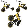 Tricycle in yellow and black with canopy