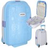 Children's travel bag on wheels hand luggage blue