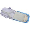 Children's travel bag on wheels hand luggage blue
