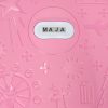 Children's travel bag on wheels hand luggage pink