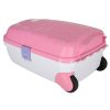 Children's travel bag on wheels hand luggage pink