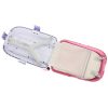Children's travel bag on wheels hand luggage pink