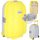 Children's travel bag with rolling hand luggage in yellow