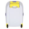 Children's travel bag with rolling hand luggage in yellow