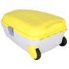 Children's travel bag with rolling hand luggage in yellow