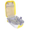 Children's travel bag with rolling hand luggage in yellow