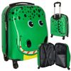 Children's travel bag on wheels crocodile