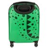 Children's travel bag on wheels crocodile