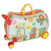 Children's travel bag on wheels octopus
