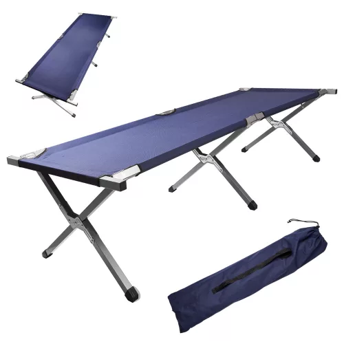 Folding camp bed tourist canoe not blue