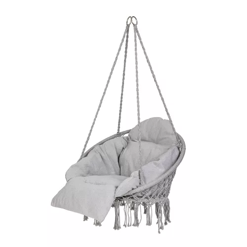 Stork's nest with cushion 60*80*120 gray