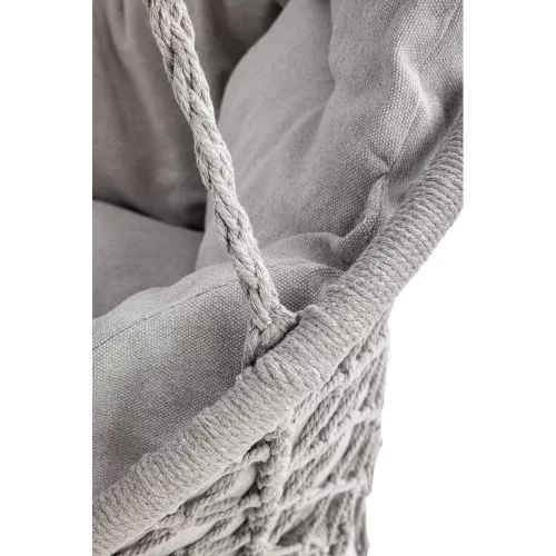 Stork's nest with cushion 60*80*120 gray