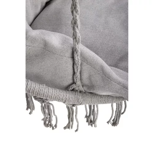 Stork's nest with cushion 60*80*120 gray