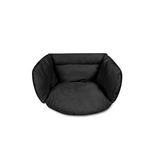 Stork's nest hanging swing cushion soft black