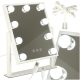LED makeup mirror with USB bulbs 25x30cm