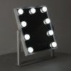 LED sminktükör USB izzókkal 25x30cm